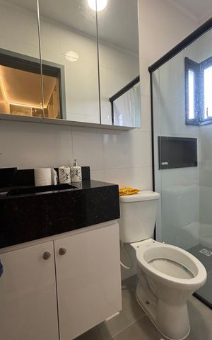 Casa à venda com 133m², 3 quartos e 2 vagas Casa à venda com 133m², 3 quartos e 2 vagasBanheiro da Suíte 1