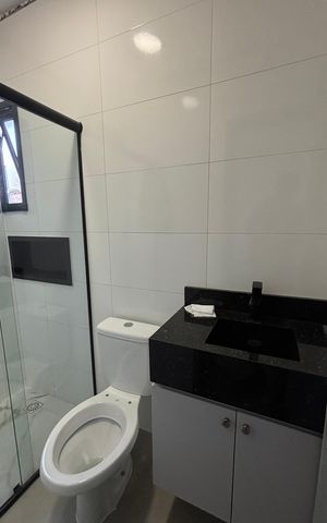Casa à venda com 133m², 3 quartos e 2 vagas Casa à venda com 133m², 3 quartos e 2 vagasBanheiro da Suíte 3