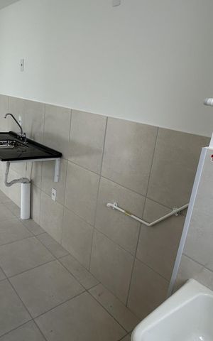 Apartamento à venda com 32m², 1 quarto e 1 vagaCozinha e Área de Serviço