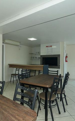 Apartamento à venda com 44m², 1 quarto e sem vagaÁrea comum - Salão de festas