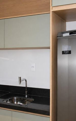 Studio à venda com 21m², 1 quarto e sem vaga Studio à venda com 21m², 1 quarto e sem vagaCozinha