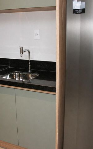 Studio à venda com 21m², 1 quarto e sem vaga Studio à venda com 21m², 1 quarto e sem vagaCozinha