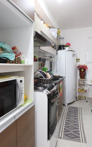 Apartamento à venda com 47m², 1 quarto e sem vagaCozinha
