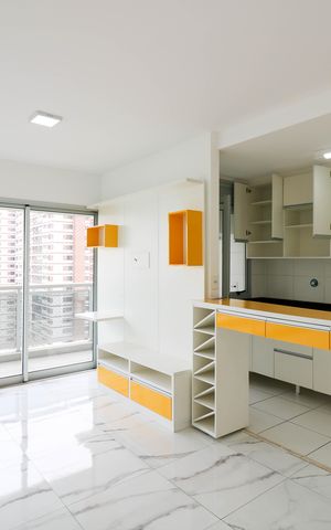 Apartamento à venda com 58m², 1 quarto e 1 vaga