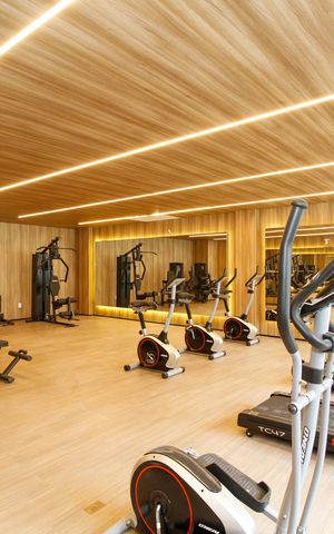Studio à venda com 24m², 1 quarto e sem vaga Studio à venda com 24m², 1 quarto e sem vagaÁrea Comum - Academia