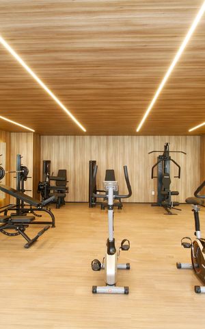 Studio à venda com 24m², 1 quarto e sem vaga Studio à venda com 24m², 1 quarto e sem vagaÁrea Comum - Academia