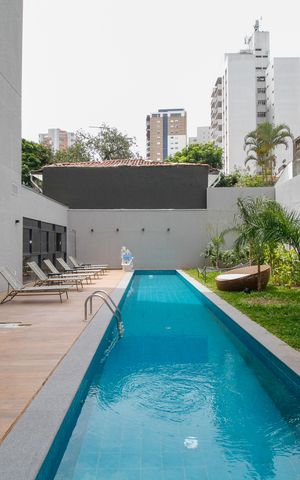 Studio à venda com 24m², 1 quarto e sem vaga Studio à venda com 24m², 1 quarto e sem vagaÁrea Comum - Piscina