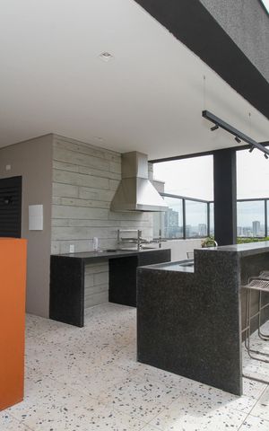Studio à venda com 24m², 1 quarto e sem vaga Studio à venda com 24m², 1 quarto e sem vagaÁrea Comum - Churrasqueira