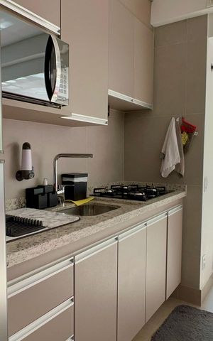 Studio à venda com 41m², 1 quarto e 1 vaga Studio à venda com 41m², 1 quarto e 1 vagaCozinha