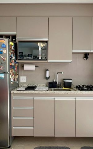 Studio à venda com 41m², 1 quarto e 1 vaga Studio à venda com 41m², 1 quarto e 1 vagaCozinha