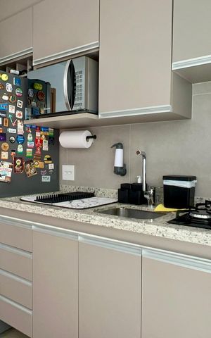 Studio à venda com 41m², 1 quarto e 1 vaga Studio à venda com 41m², 1 quarto e 1 vagaCozinha