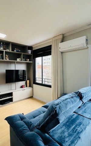 Apartamento para alugar com 43m², 1 quarto e 1 vaga Apartamento para alugar com 43m², 1 quarto e 1 vagaSala