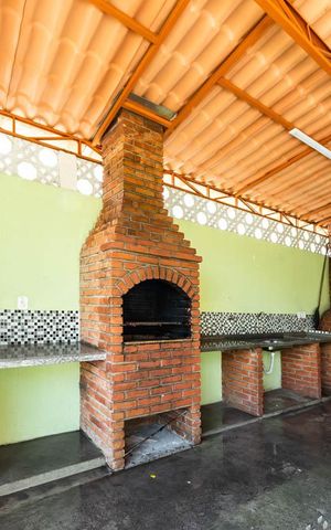 Casa de condomínio à venda com 126m², 3 quartos e 2 vagas Casa de condomínio à venda com 126m², 3 quartos e 2 vagasÁrea comum - Churrasqueira