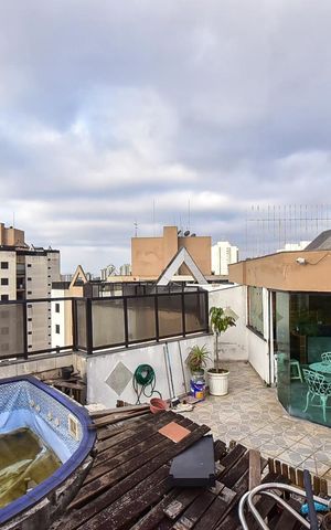 Apartamento à venda com 145m², 1 quarto e 2 vagasCobertura