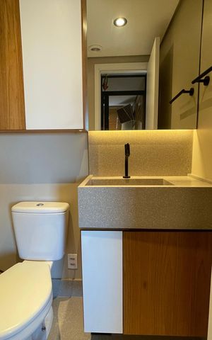 Apartamento à venda com 37m², 1 quarto e sem vaga Apartamento à venda com 37m², 1 quarto e sem vagaBanheiro