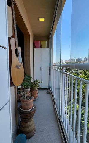 Apartamento à venda com 37m², 1 quarto e sem vaga Apartamento à venda com 37m², 1 quarto e sem vagaVaranda