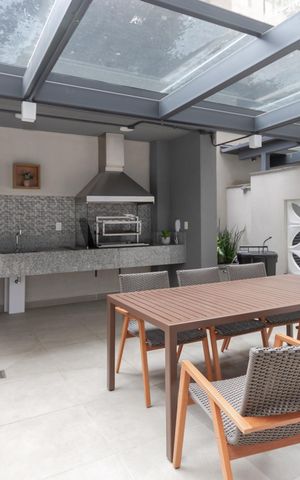 Studio para alugar com 25m², 1 quarto e sem vaga Studio para alugar com 25m², 1 quarto e sem vagaChurrasqueira