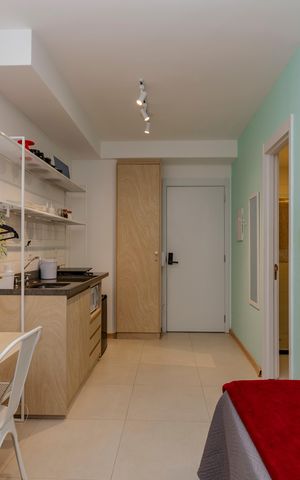 Studio para alugar com 25m², 1 quarto e sem vaga Studio para alugar com 25m², 1 quarto e sem vagaStudio