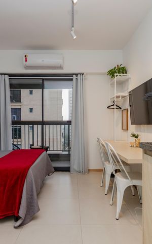 Studio para alugar com 25m², 1 quarto e sem vaga Studio para alugar com 25m², 1 quarto e sem vagaStudio