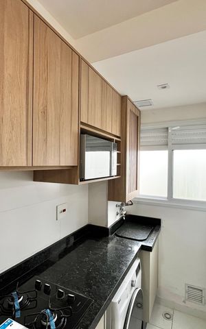 Apartamento à venda com 37m², 2 quartos e sem vagaCozinha e Área de Serviço