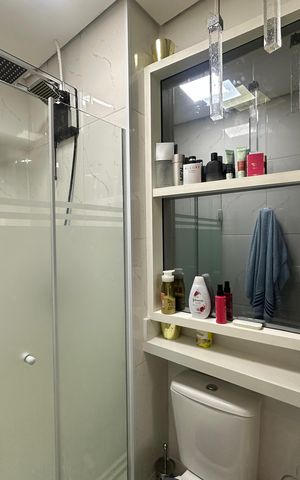 Apartamento à venda com 50m², 1 quarto e 1 vaga Apartamento à venda com 50m², 1 quarto e 1 vagaBanheiro