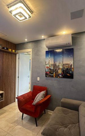 Apartamento à venda com 50m², 1 quarto e 1 vaga Apartamento à venda com 50m², 1 quarto e 1 vagaSala
