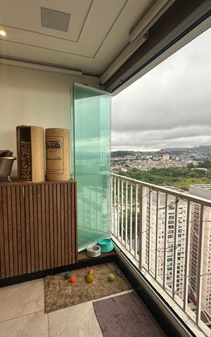 Apartamento à venda com 50m², 1 quarto e 1 vaga Apartamento à venda com 50m², 1 quarto e 1 vagaVaranda