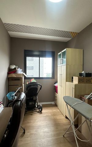 Apartamento à venda com 89m², 3 quartos e 2 vagasQuarto 2