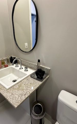 Apartamento à venda com 89m², 3 quartos e 2 vagasBanheiro