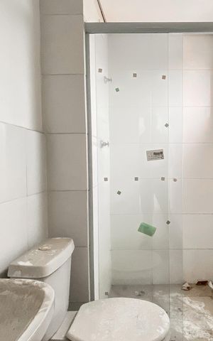 Apartamento para alugar com 44m², 2 quartos e sem vaga Apartamento para alugar com 44m², 2 quartos e sem vagaBanheiro