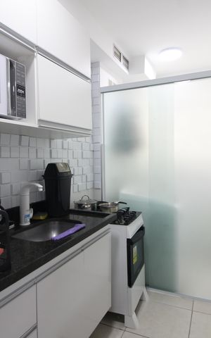 Apartamento à venda com 48m², 2 quartos e sem vagaCozinha