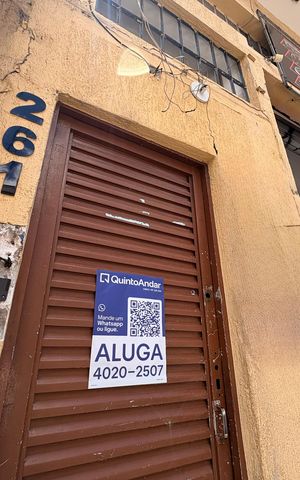Studio para alugar com 22m², 1 quarto e sem vaga Studio para alugar com 22m², 1 quarto e sem vagaFachada + plaquinha