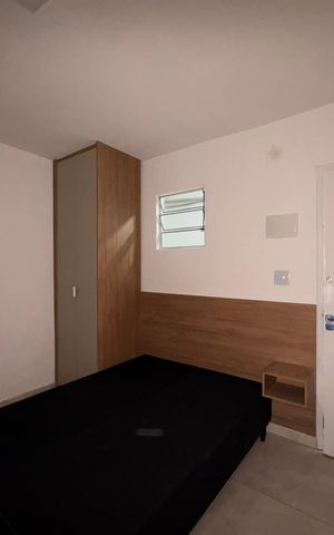 Studio para alugar com 22m², 1 quarto e sem vaga Studio para alugar com 22m², 1 quarto e sem vagaSala/ quarto