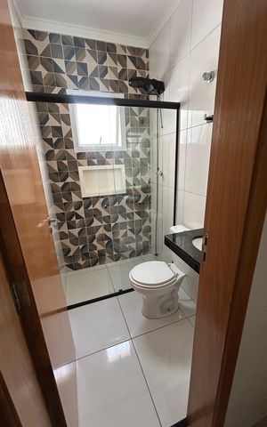 Apartamento para alugar com 96m², 2 quartos e 2 vagas Apartamento para alugar com 96m², 2 quartos e 2 vagasBanheiro 1