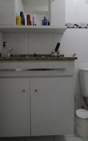 Apartamento à venda com 66m², 2 quartos e 1 vagaBanheiro social