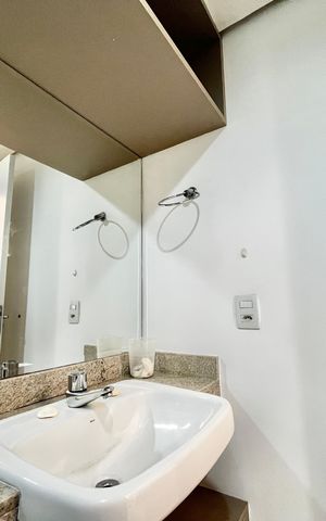 Apartamento para alugar com 62m², 2 quartos e 2 vagas Apartamento para alugar com 62m², 2 quartos e 2 vagasBanheiro da Suíte