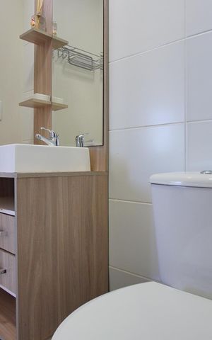Apartamento à venda com 50m², 2 quartos e 1 vagaBanheiro Corredor