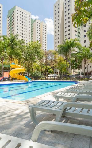 Apartamento à venda com 50m², 2 quartos e 1 vagaÁrea comum - Piscina