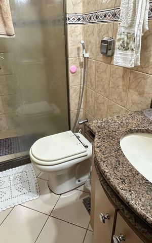 Apartamento à venda com 118m², 3 quartos e 2 vagas Apartamento à venda com 118m², 3 quartos e 2 vagasBanheiro quarto 3