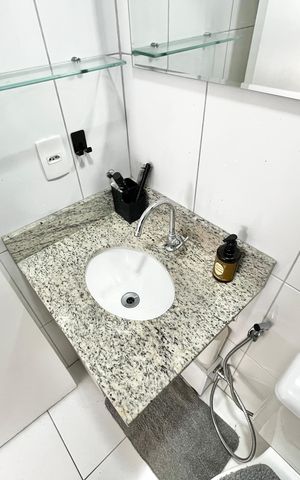 Apartamento à venda com 55m², 2 quartos e 1 vaga Apartamento à venda com 55m², 2 quartos e 1 vagaBanheiro da Suíte