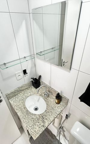 Apartamento à venda com 55m², 2 quartos e 1 vaga Apartamento à venda com 55m², 2 quartos e 1 vagaBanheiro da Suíte