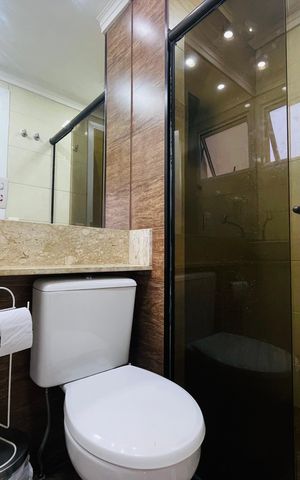 Apartamento para alugar com 45m², 2 quartos e 1 vagaBanheiro