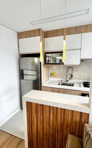 Apartamento à venda com 43m², 2 quartos e 1 vaga Apartamento à venda com 43m², 2 quartos e 1 vagaSala/Cozinha