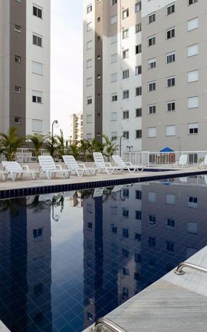 Apartamento à venda com 43m², 2 quartos e 1 vaga Apartamento à venda com 43m², 2 quartos e 1 vagaÁrea comum - Piscina