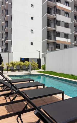 Studio à venda com 32m², 1 quarto e sem vaga Studio à venda com 32m², 1 quarto e sem vagaÁrea comum - Piscina