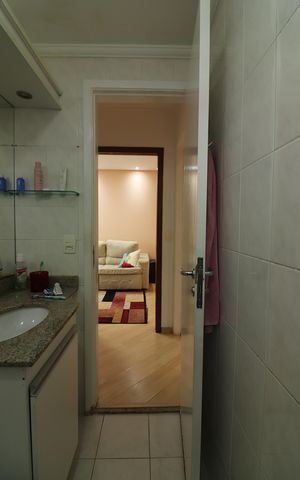 Apartamento para alugar com 64m², 2 quartos e 2 vagasBanheiro Social