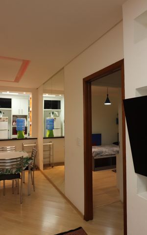Apartamento para alugar com 64m², 2 quartos e 2 vagasSala 