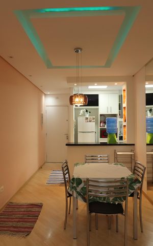 Apartamento para alugar com 64m², 2 quartos e 2 vagasSala 