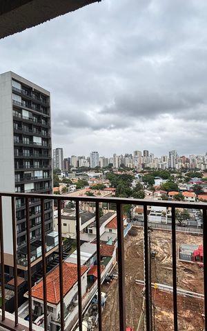 Studio para alugar com 25m², 1 quarto e sem vaga Studio para alugar com 25m², 1 quarto e sem vagaVaranda