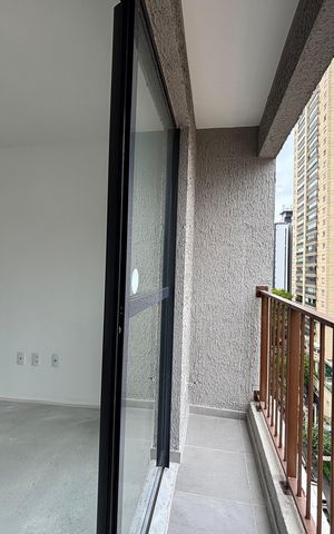 Studio para alugar com 25m², 1 quarto e sem vaga Studio para alugar com 25m², 1 quarto e sem vagaVaranda